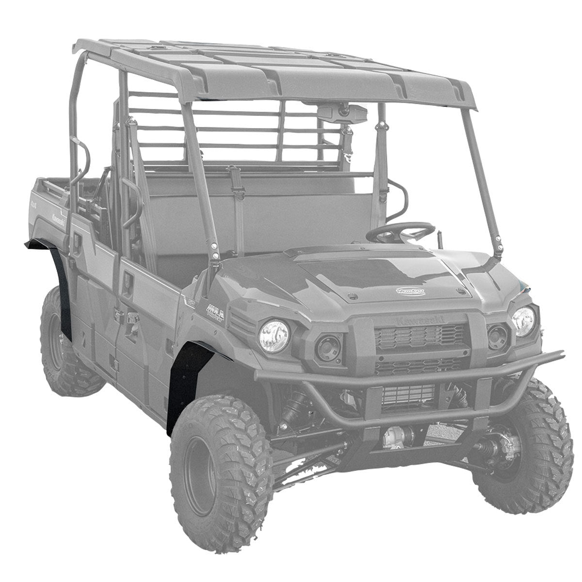 2015-2022 Kawasaki Mule Pro Max Coverage Fender Flares