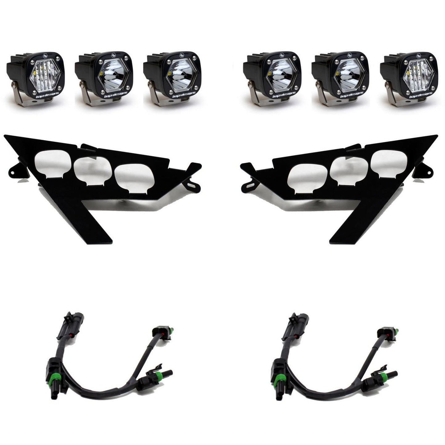 Polaris RZR Pro / Turbo R S1 Triple LED Headlight Kit
