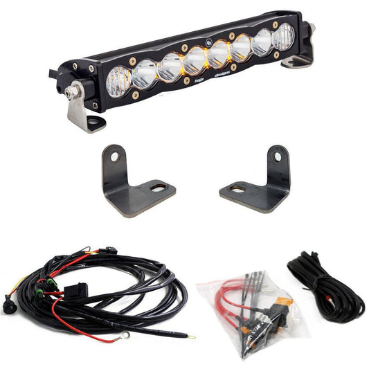 Polaris RZR XP Turbo (2016-2018) S8 Hood Mount Light Bar Kit