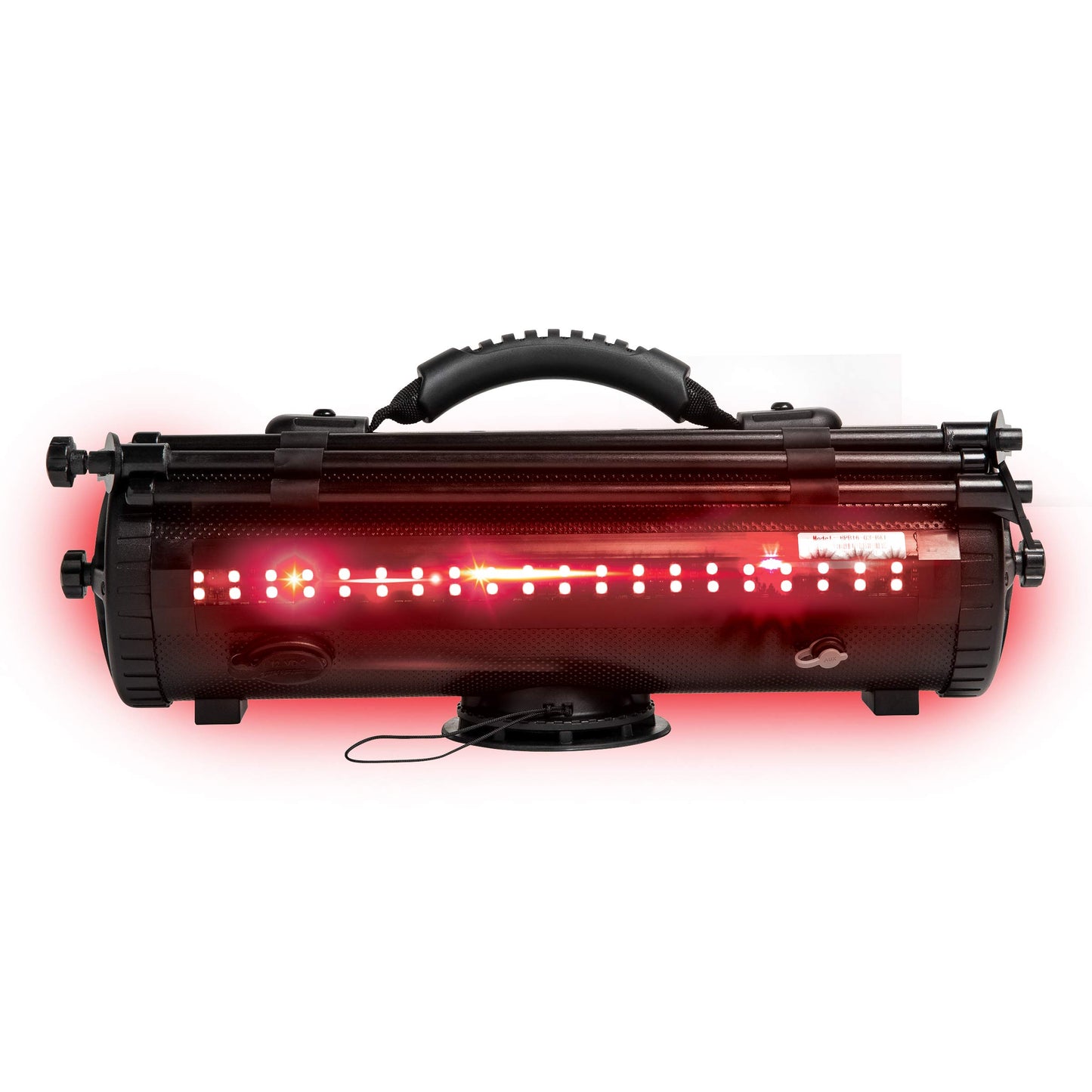 16 inch Bazooka Party Bar G3 (MINI) | 450-watt MAX power | RGB-LED Lights | iNVITATION multi-sync technology with one-click “Party Button” pairing | 70 Hours Battery Life | 6 Marine Grade Speakers