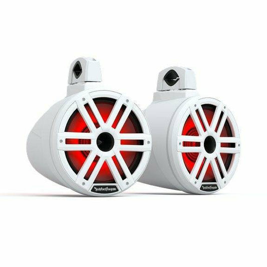 Rockford Fosgate M2 10" Color Optix 2-Way Horn Loaded Tower Speakers (White)