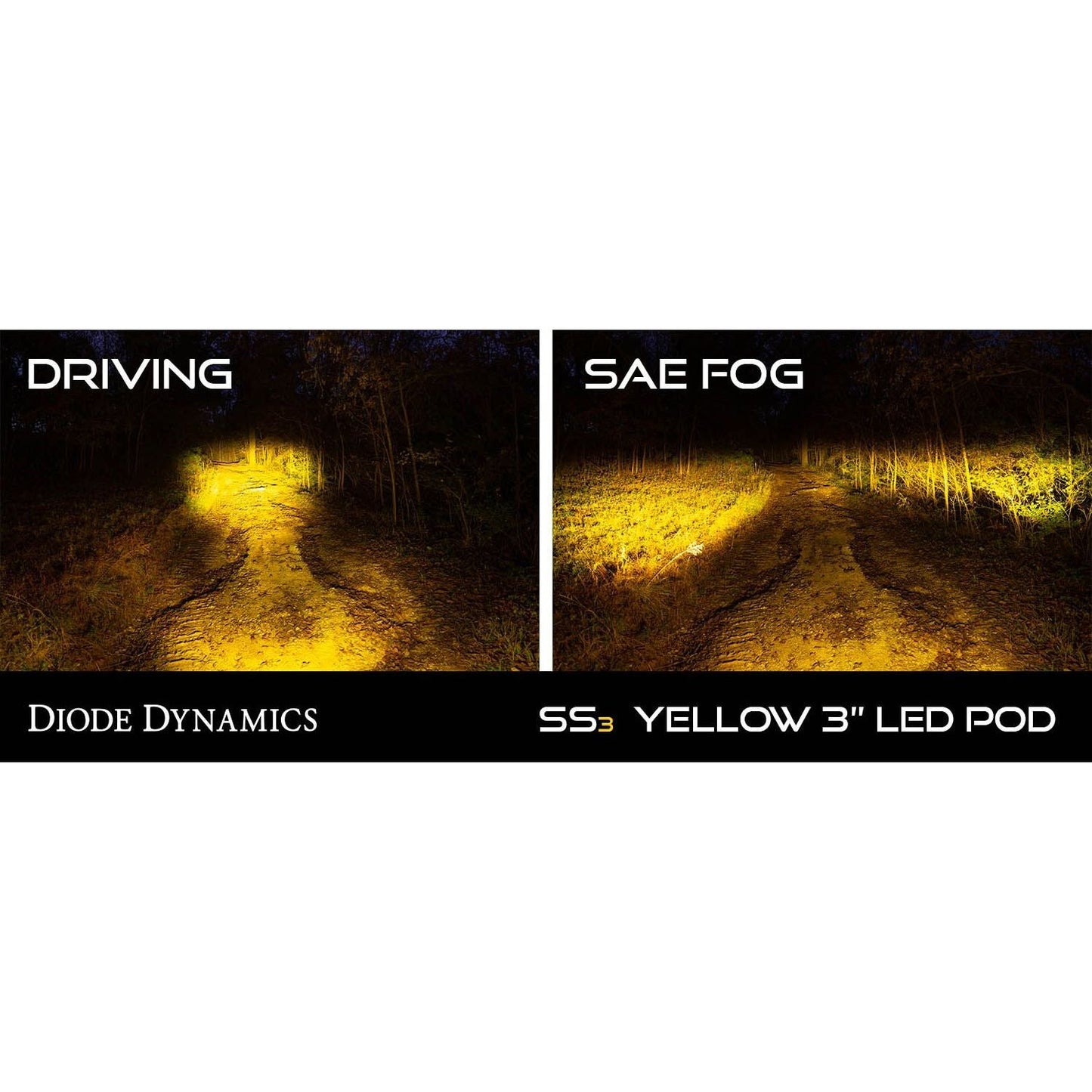 Stage Series 3" Yellow Sport LED Pods (Pair)