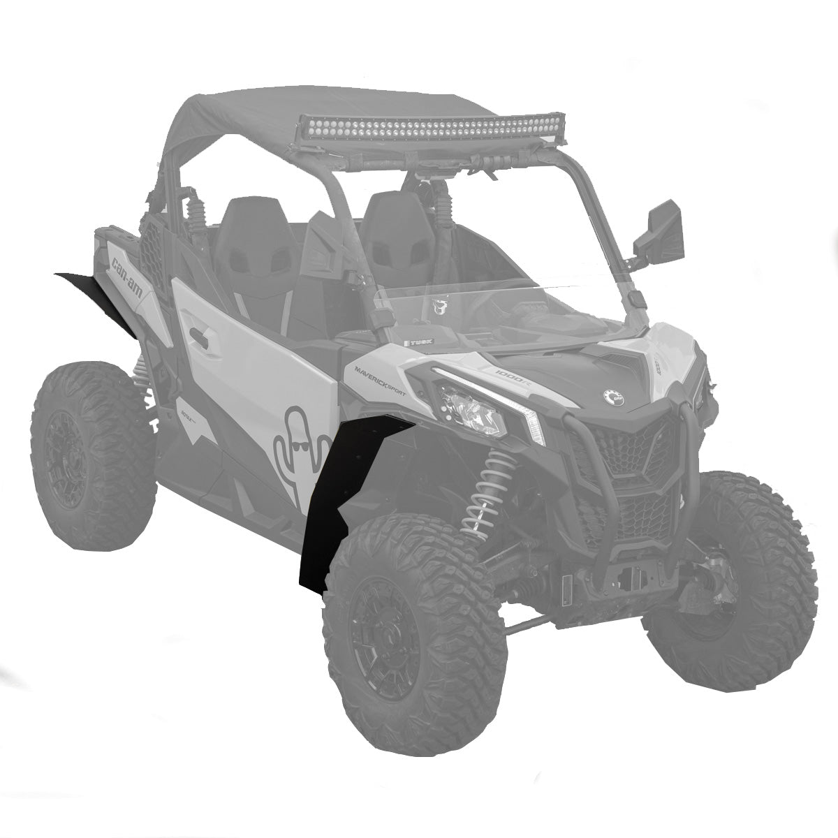 2018-2022 Can-Am Maverick Trail Race-Lite Coverage Fender Flares