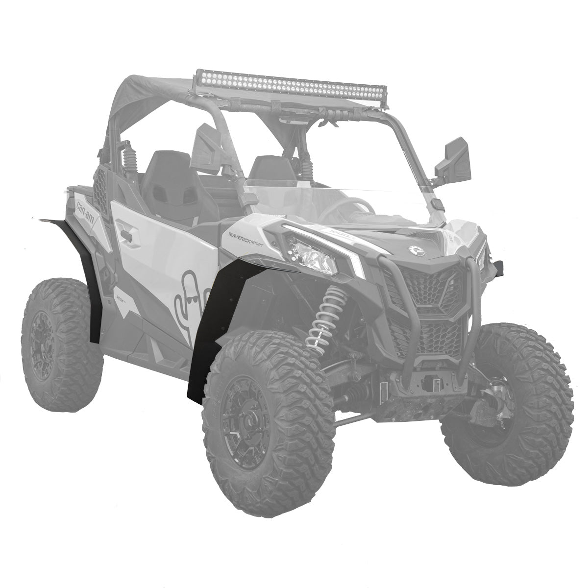 2018-2022 Can-Am Maverick Trail Mud-Lite Coverage Fender Flares